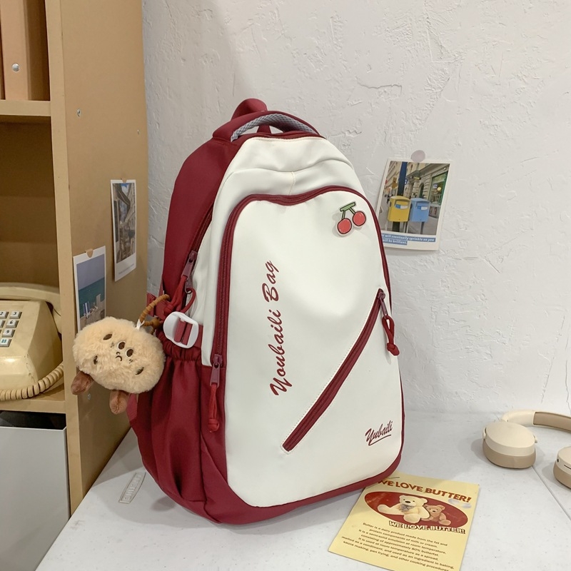 Rucsac unisex pentru campus, material Oxford, respirabil, curea Arc-Shoulder, căptușeală din poliester