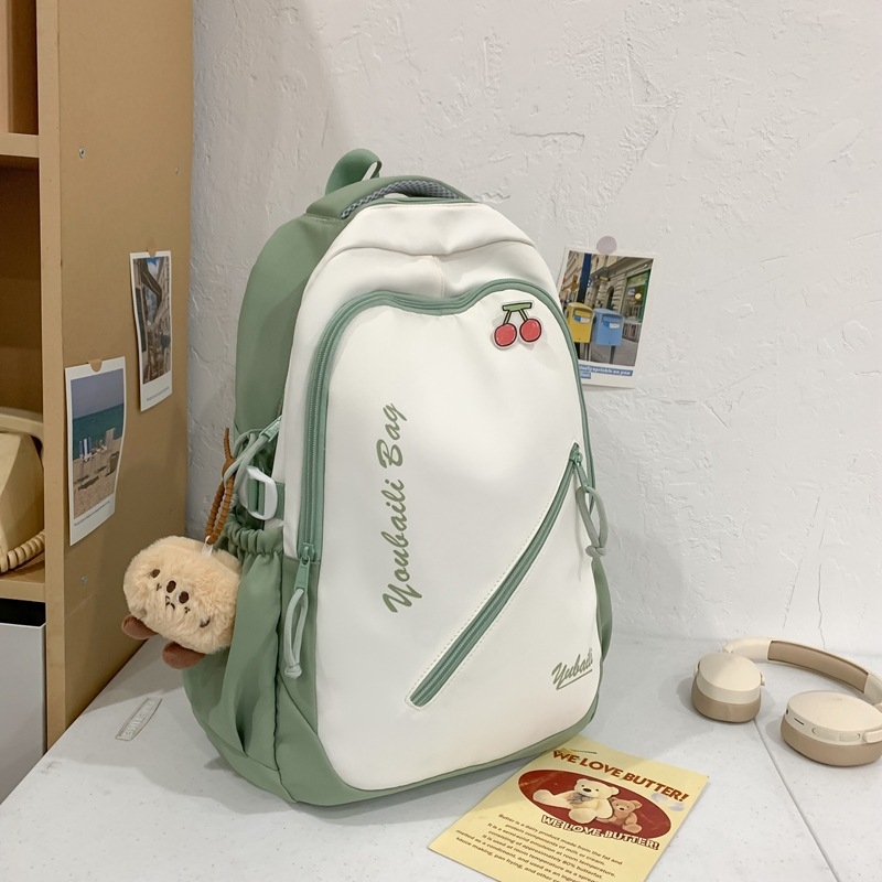 Rucsac unisex pentru campus, material Oxford, respirabil, curea Arc-Shoulder, căptușeală din poliester