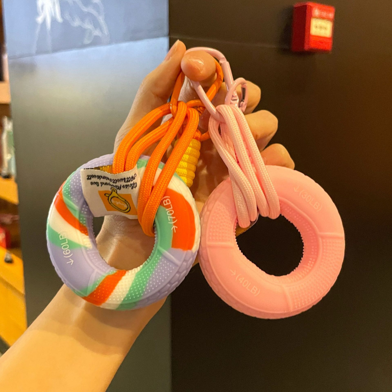 Kljucni lanac za stisak – Silikon, DIY vježbanje pet prstiju i rehabilitacija ruke