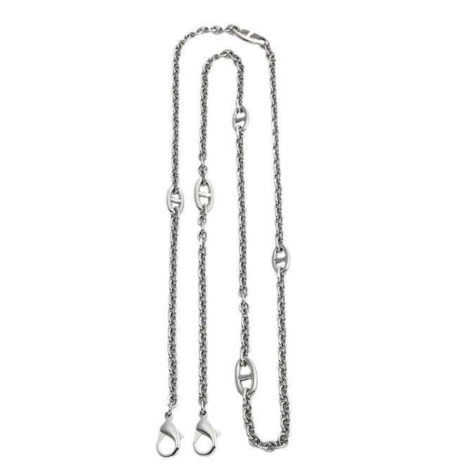 Ζώνη τσάντας/ώμου Yu Yi, μεταλλική, γεωμετρικό μοτίβο, εξουσιοδοτημένη ιδιωτική μάρκα, άνοιξη 2023.