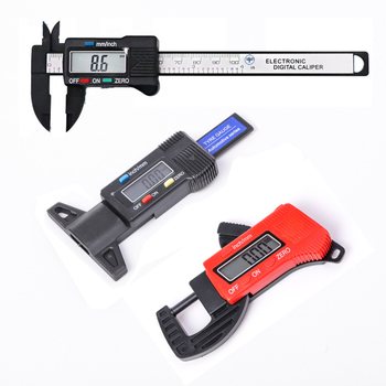 Електронен цифров измервател за дълбочината на протектора на гумата и дебелината на спирачните накладки