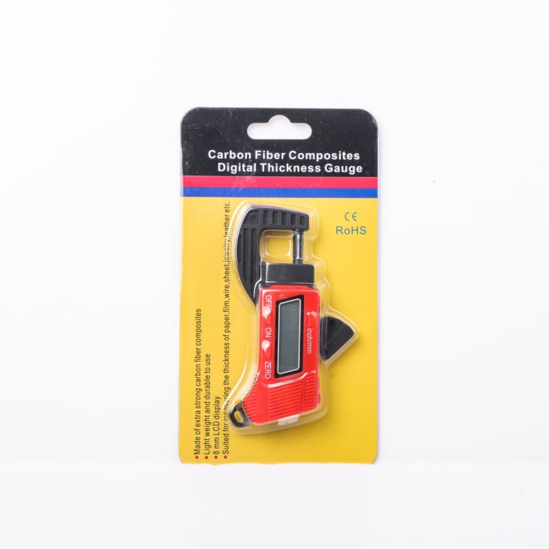 Електронен цифров измервател за дълбочината на протектора на гумата и дебелината на спирачните накладки