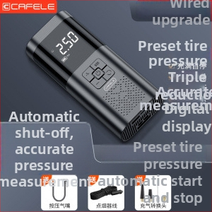 Dvocilindrični automobilski starter i pumpa za gume, 120W, 220V, Punjivi, protok zraka 45 L/min