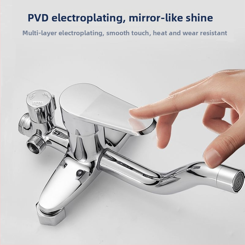 Tuš mješalica, keramički disk ventil, djelomično bakreno tijelo, trostruka konstrukcija, induktivno upravljanje