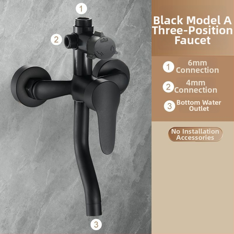 Tuš mješalica, keramički disk ventil, djelomično bakreno tijelo, trostruka konstrukcija, induktivno upravljanje