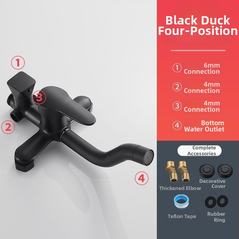 Tuš mješalica, keramički disk ventil, djelomično bakreno tijelo, trostruka konstrukcija, induktivno upravljanje