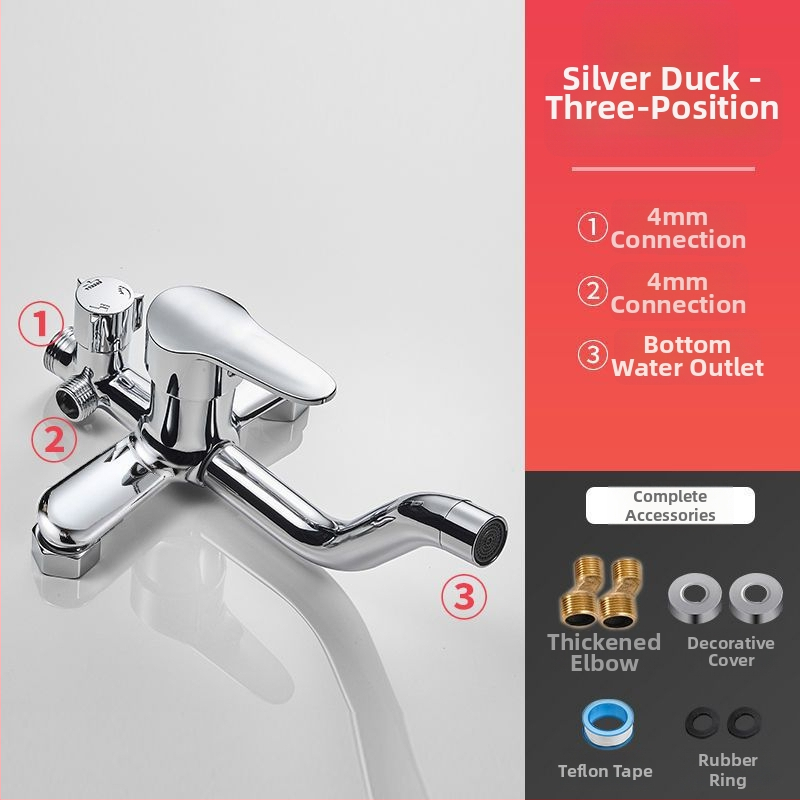 Tuš mješalica, keramički disk ventil, djelomično bakreno tijelo, trostruka konstrukcija, induktivno upravljanje