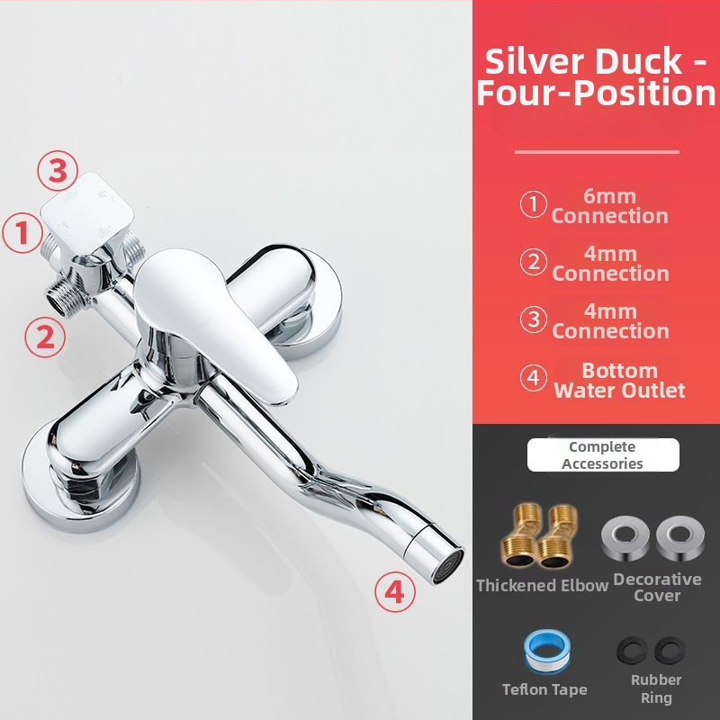 Tuš mješalica, keramički disk ventil, djelomično bakreno tijelo, trostruka konstrukcija, induktivno upravljanje