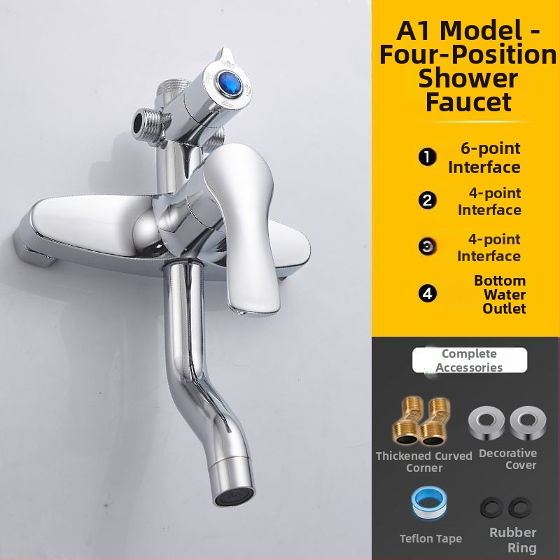 Tuš mješalica, keramički disk ventil, djelomično bakreno tijelo, trostruka konstrukcija, induktivno upravljanje