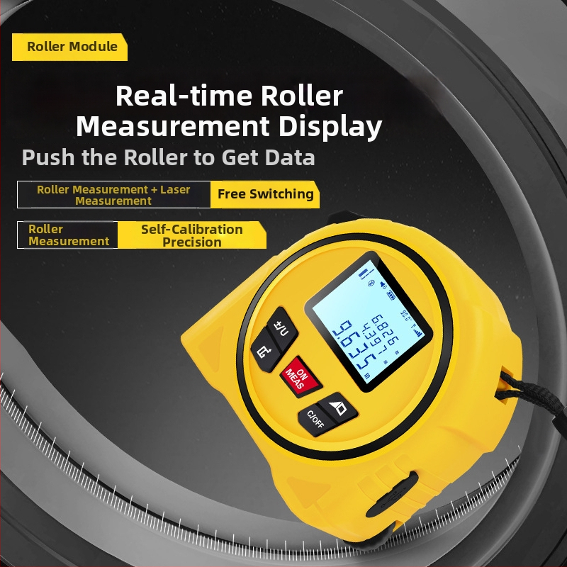 Лазерен дистанционен измервател, три в едно инфрачервено измерване, за вътрешно и външно ползване