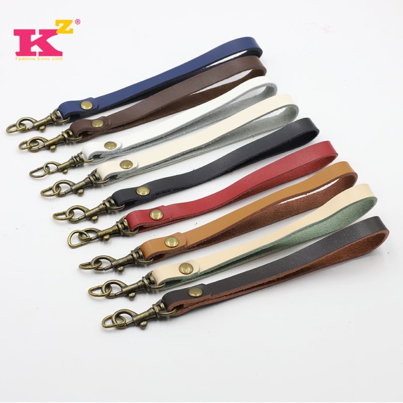 Δερμάτινος ιμάντας λαβής για τσάντες με D-ring, διπλό στρώμα βοείου δέρματος, ανθεκτικό στη φθορά