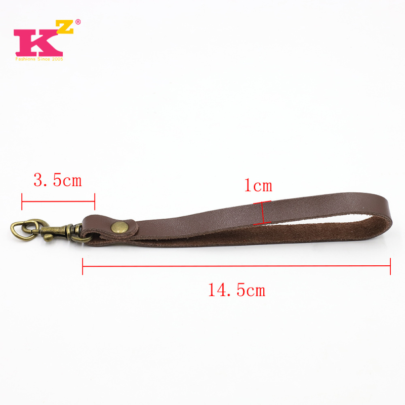 Δερμάτινος ιμάντας λαβής για τσάντες με D-ring, διπλό στρώμα βοείου δέρματος, ανθεκτικό στη φθορά