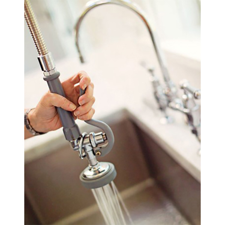 Konyhai magasnyomású csap kézi zuhanyfejjel, modell 9909, réz, 300–1000 psi, menetes csatlakozás