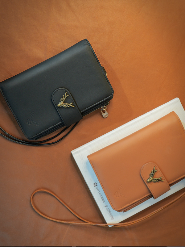 Kompaktna torbica za putovnicu i dokumente od prave kože, s više pretinaca za kartice, ultra lagan putni dodatak, platnena podstava