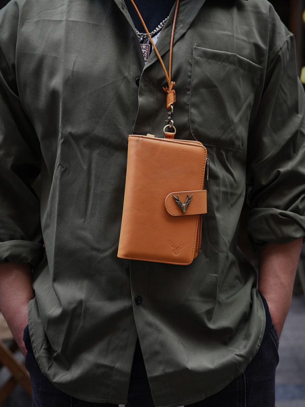 Kompaktna torbica za putovnicu i dokumente od prave kože, s više pretinaca za kartice, ultra lagan putni dodatak, platnena podstava