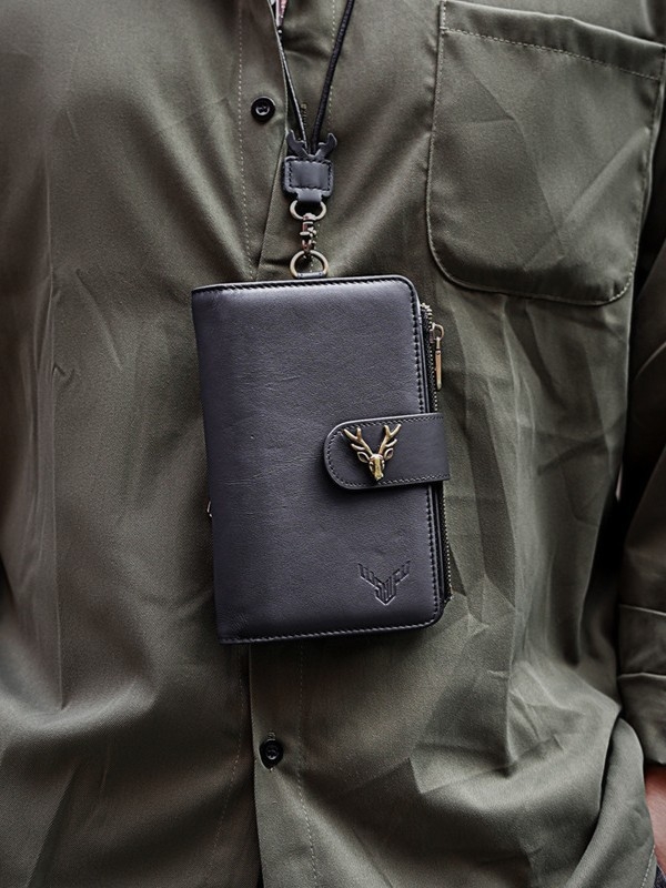 Kompaktna torbica za putovnicu i dokumente od prave kože, s više pretinaca za kartice, ultra lagan putni dodatak, platnena podstava