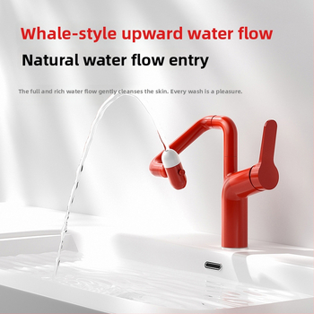 Издърпващ се мултифункционален смесител за умивалник, модел DF-928, меден корпус, керамичен дисков вентил, контрол топла/студена вода, работна температура 20–100 °C, марка ioss