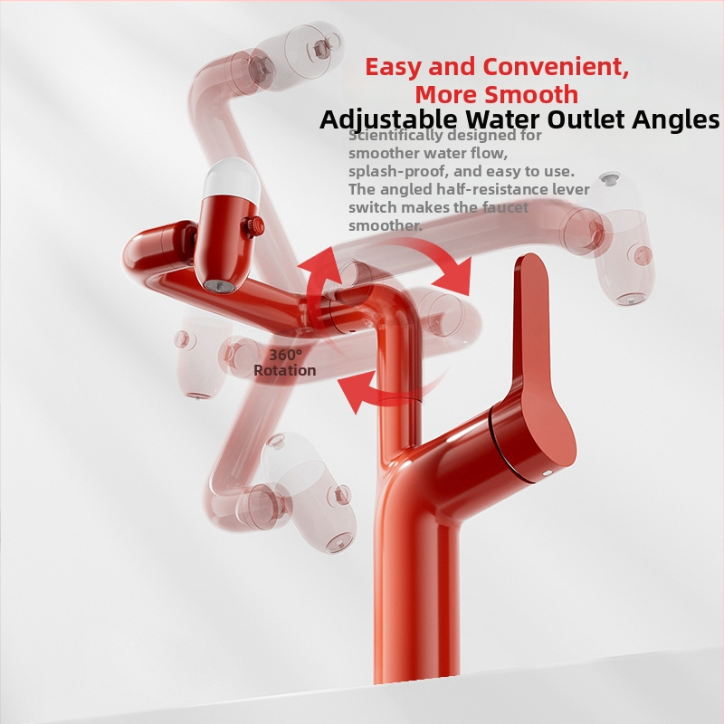 Издърпващ се мултифункционален смесител за умивалник, модел DF-928, меден корпус, керамичен дисков вентил, контрол топла/студена вода, работна температура 20–100 °C, марка ioss