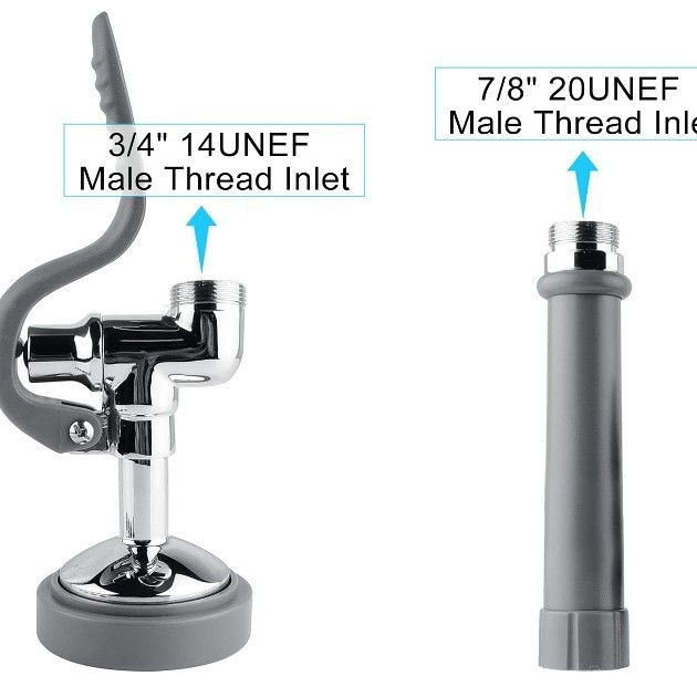 Komeranska kuhinjska slavina visokog tlaka — mesing, 3,5 bar, 80°C, Miješani/vučni slavina, Model: High Pressure Shower Head Cover