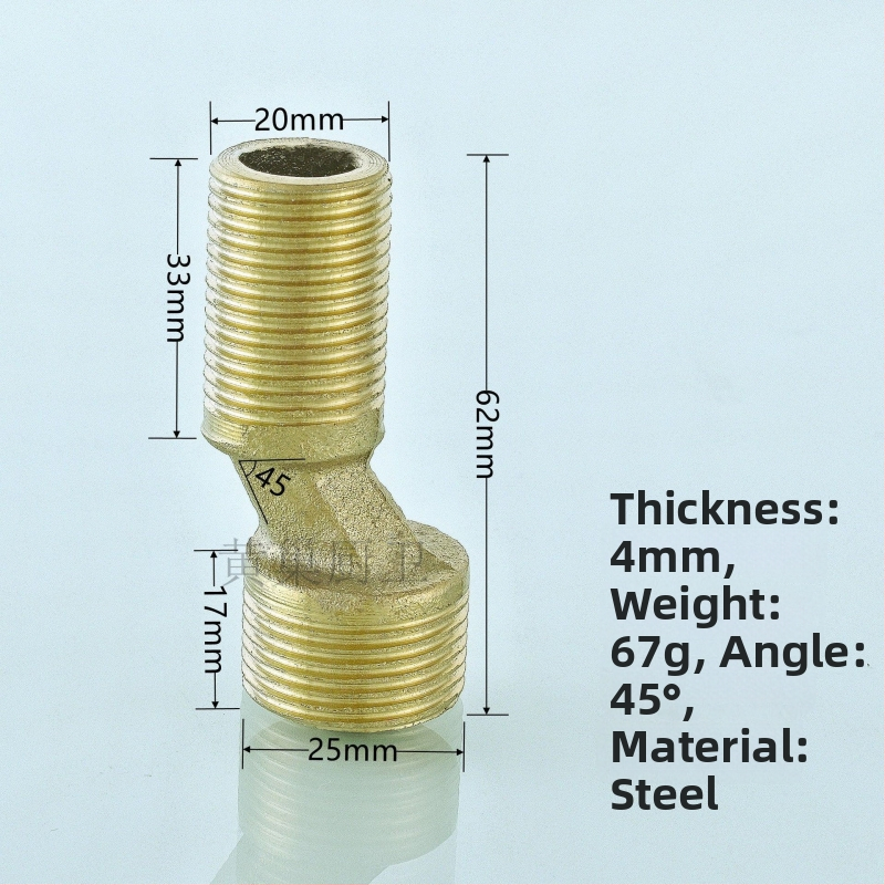 Nerezový sprchový spoj s 90° – reduktor, excentrický konektor, jednospojový spoj, 304 nerezová oceľ
