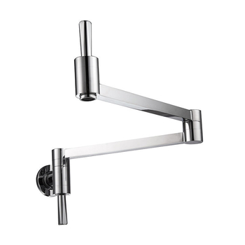 Goldsmith Кухненски смесител, меден корпус, стенен монтаж, отваряне с гаечен ключ, еднокамерна конструкция