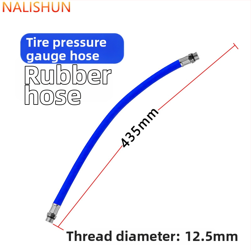 Riepas uzpūšanas šļūtene pagarinājums ar pašbloķējošu savienotāju, gumijas materiāls