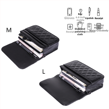 DWQID 2830 Поясна чанта за бижута – PU, магнитно закопчаване, вътрешно отделение за мобилен телефон