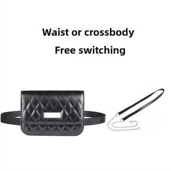 DWQID 2830 Поясна чанта за бижута – PU, магнитно закопчаване, вътрешно отделение за мобилен телефон