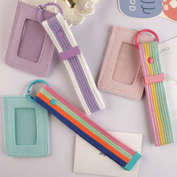 Dylan Platneni Držač Kartice - Novčanik s 1 Preklopom, Jednostavan Uzorak, Unisex, Svježi i Slatki Stil