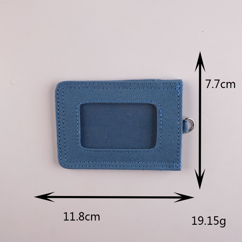 Dylan Platneni Držač Kartice - Novčanik s 1 Preklopom, Jednostavan Uzorak, Unisex, Svježi i Slatki Stil