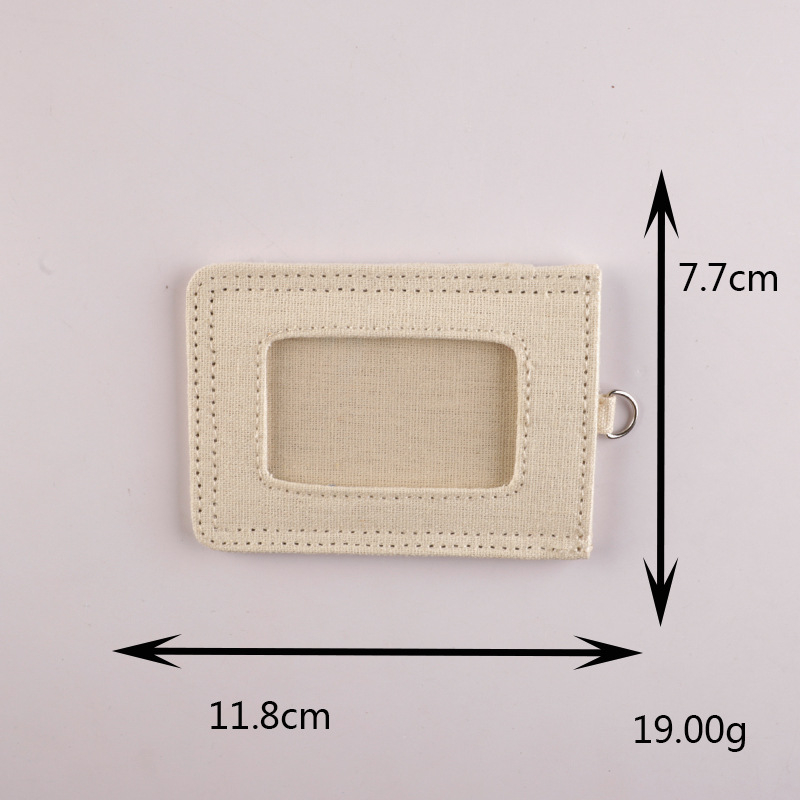 Dylan Platneni Držač Kartice - Novčanik s 1 Preklopom, Jednostavan Uzorak, Unisex, Svježi i Slatki Stil