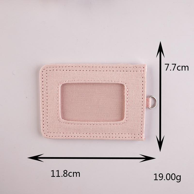 Dylan Platneni Držač Kartice - Novčanik s 1 Preklopom, Jednostavan Uzorak, Unisex, Svježi i Slatki Stil
