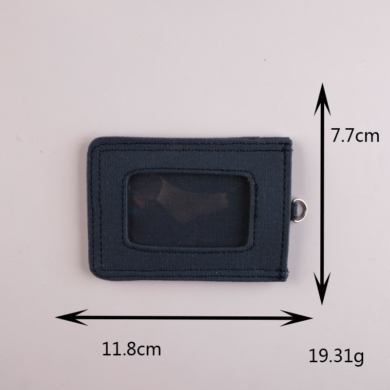 Dylan Platneni Držač Kartice - Novčanik s 1 Preklopom, Jednostavan Uzorak, Unisex, Svježi i Slatki Stil