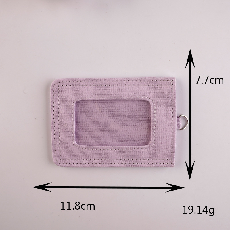 Dylan Platneni Držač Kartice - Novčanik s 1 Preklopom, Jednostavan Uzorak, Unisex, Svježi i Slatki Stil
