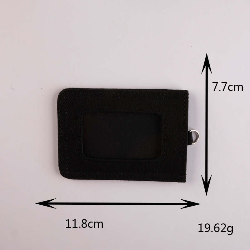 Dylan Platneni Držač Kartice - Novčanik s 1 Preklopom, Jednostavan Uzorak, Unisex, Svježi i Slatki Stil