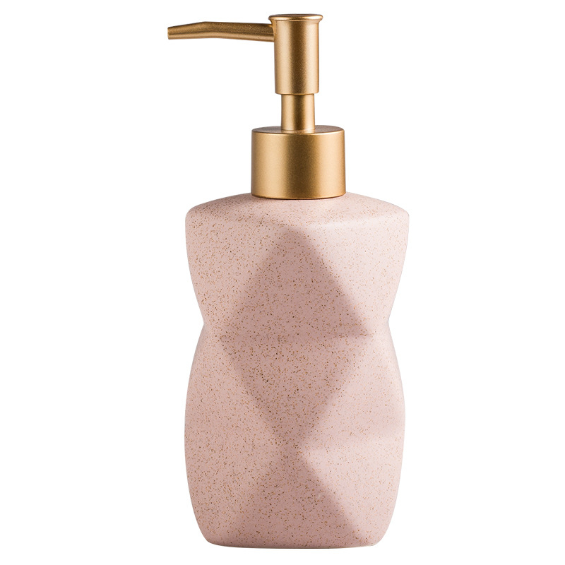 Nordic Color Glaze keramički dozator bočica za sapun, gel za tuširanje, šampon i losion, mat tekstura; Materijal: keramika; Težina: 0.3; Obrada: glaziranje; Stil: Novi kineski stil