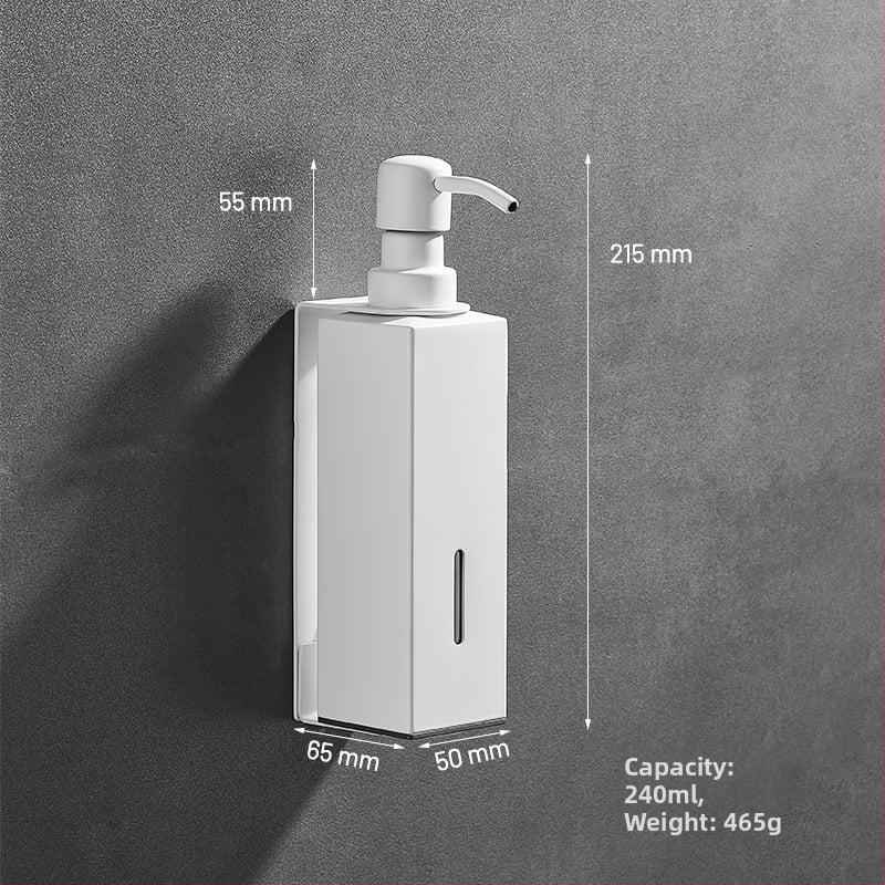 Caprena Dozator de săpun din oțel inoxidabil 304, montat pe perete – set de 3, acționare manuală, pentru hoteluri