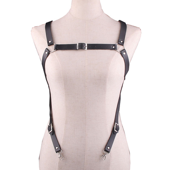 Tregeri od umjetne kože, s dva klipa, podesiva duljina, unisex, AX