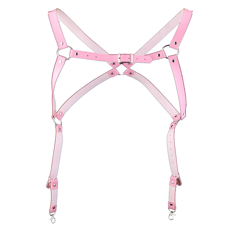 Tregeri od umjetne kože, s dva klipa, podesiva duljina, unisex, AX