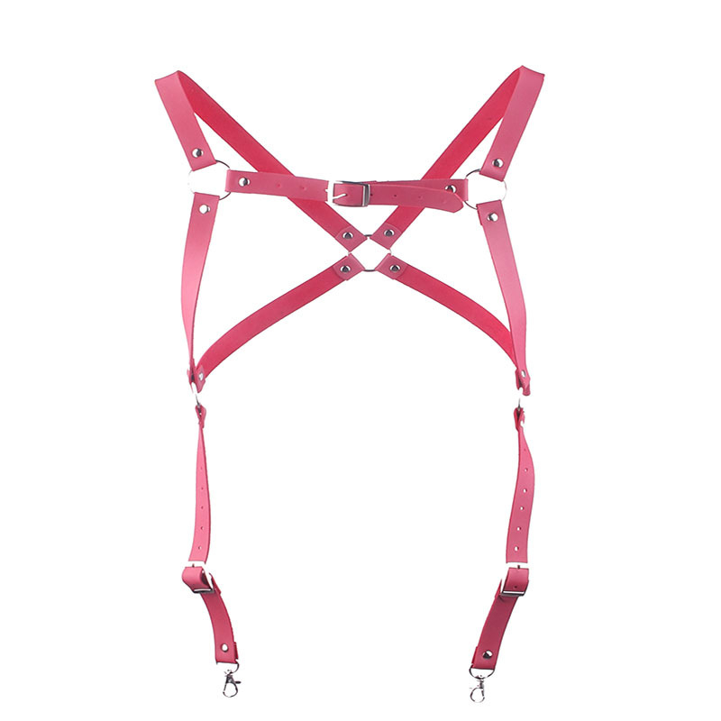 Tregeri od umjetne kože, s dva klipa, podesiva duljina, unisex, AX