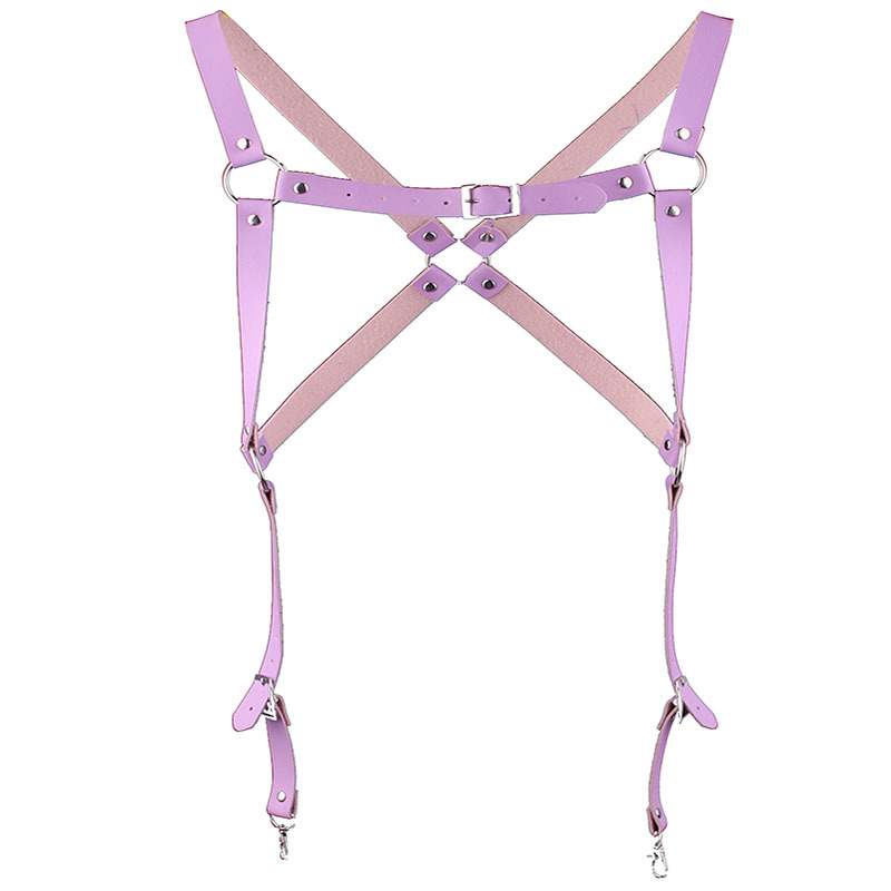 Tregeri od umjetne kože, s dva klipa, podesiva duljina, unisex, AX