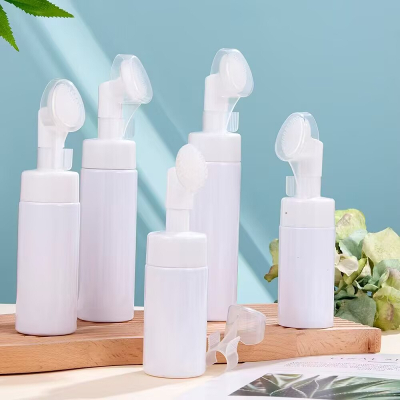 Nyomófejes habosító flakon arctisztítóhoz, samponhoz és kézkrémhez (fúvott palack; injektálásos gyártás; karton csomagolás; Eredet: Kína)