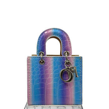 Geantă crossbody din PU cu gradient, model cu dungi, respirabilă și ultraușoară