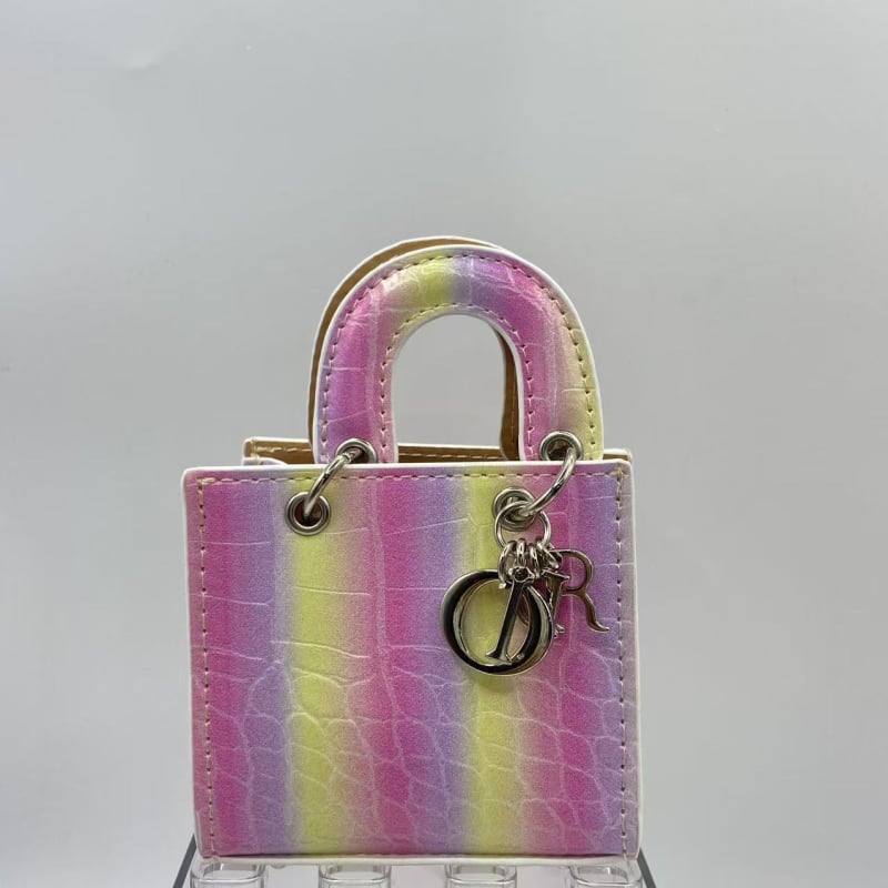 Geantă crossbody din PU cu gradient, model cu dungi, respirabilă și ultraușoară