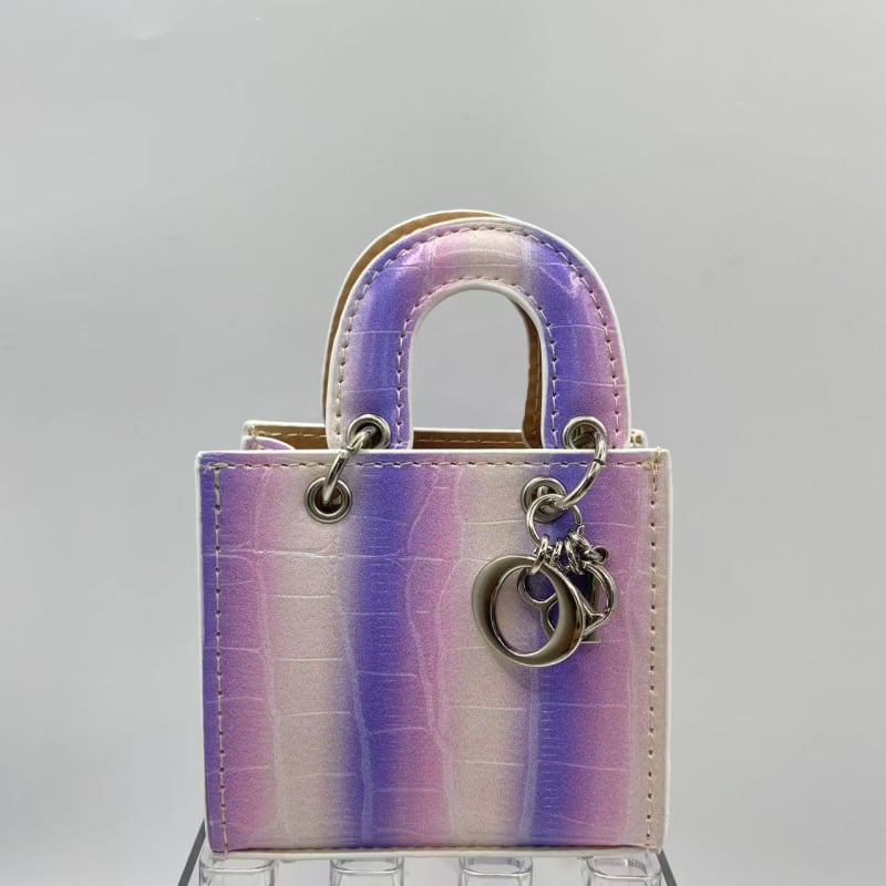 Geantă crossbody din PU cu gradient, model cu dungi, respirabilă și ultraușoară