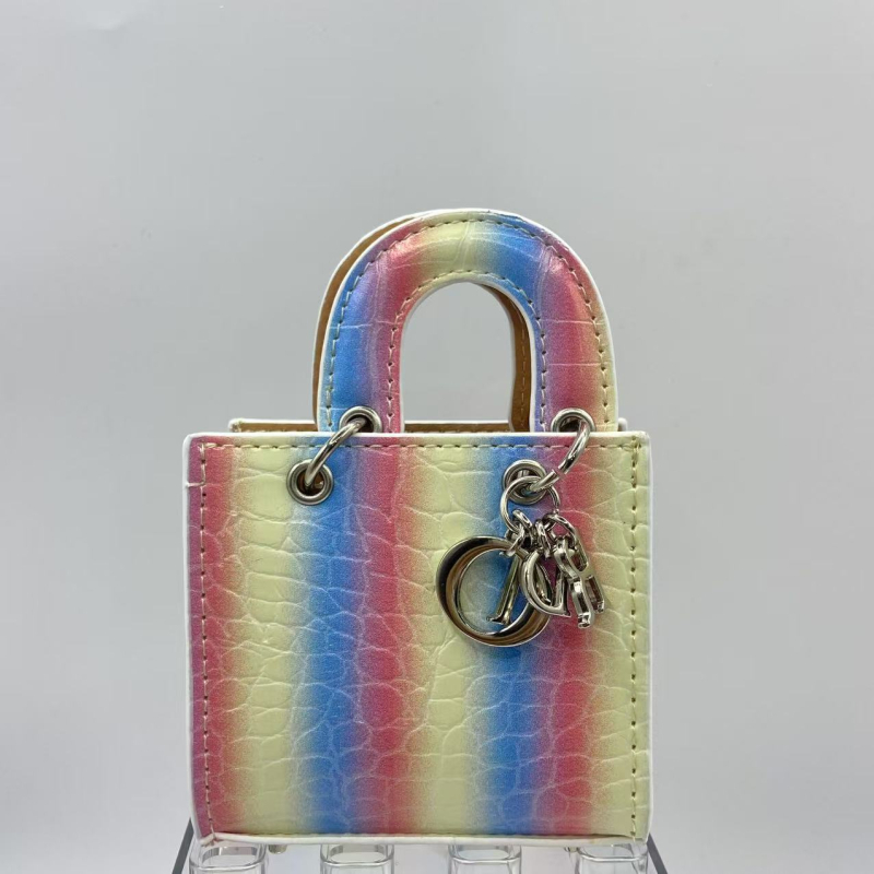 Geantă crossbody din PU cu gradient, model cu dungi, respirabilă și ultraușoară