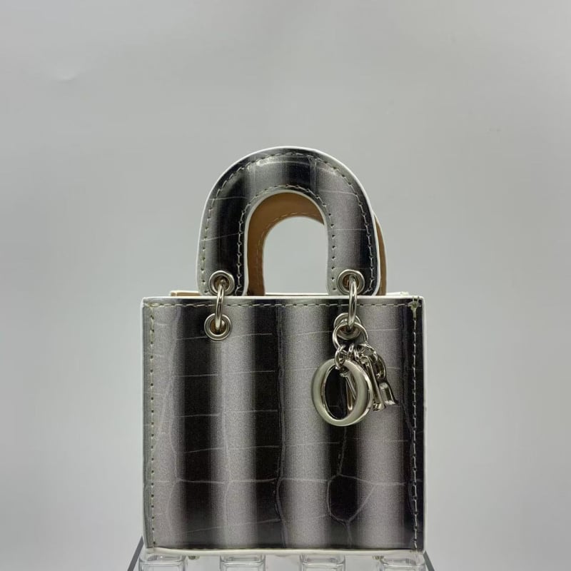 Geantă crossbody din PU cu gradient, model cu dungi, respirabilă și ultraușoară