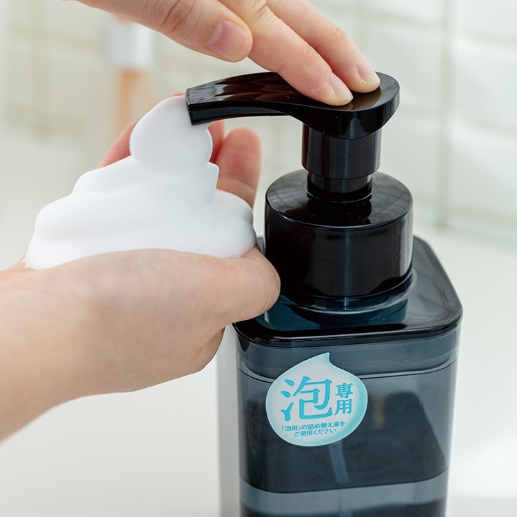 Dozator de spumă Asvel — plastic, 200 g, acționat prin apăsare, stil modern