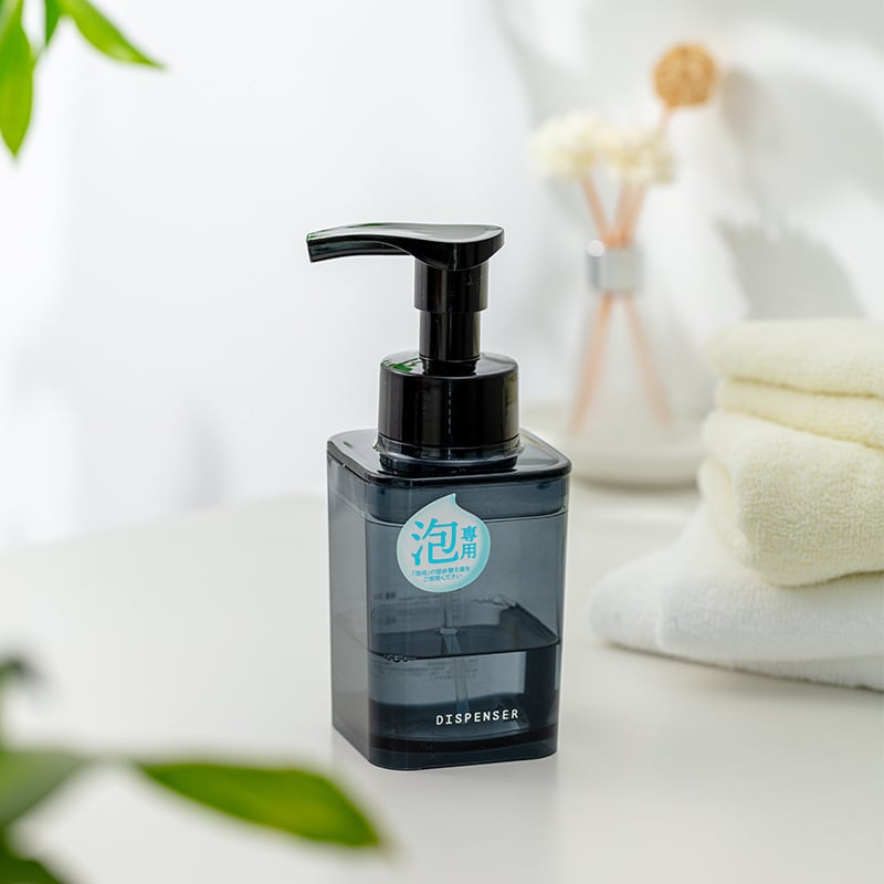 Dozator de spumă Asvel — plastic, 200 g, acționat prin apăsare, stil modern