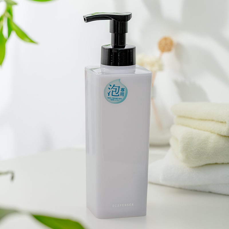 Dozator de spumă Asvel — plastic, 200 g, acționat prin apăsare, stil modern